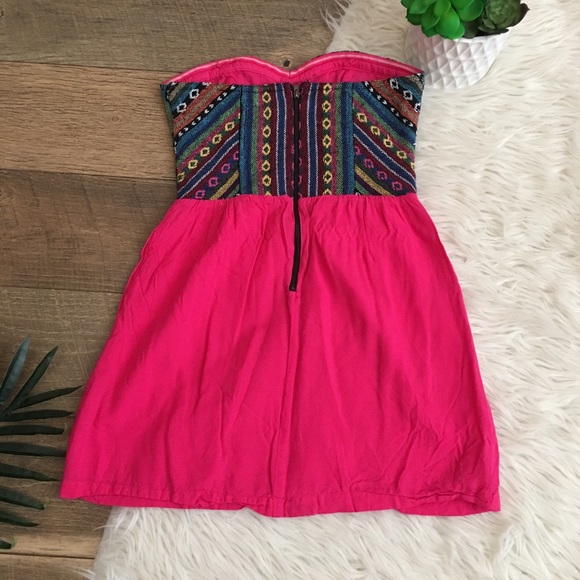 Starring at stars tribal aztec pink fuchsia mini - Picture 3 of 8